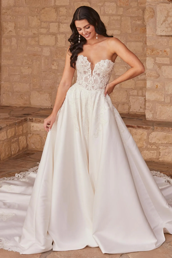 Serene Astoria Aline Strapless Sweetheart Wedding Dress