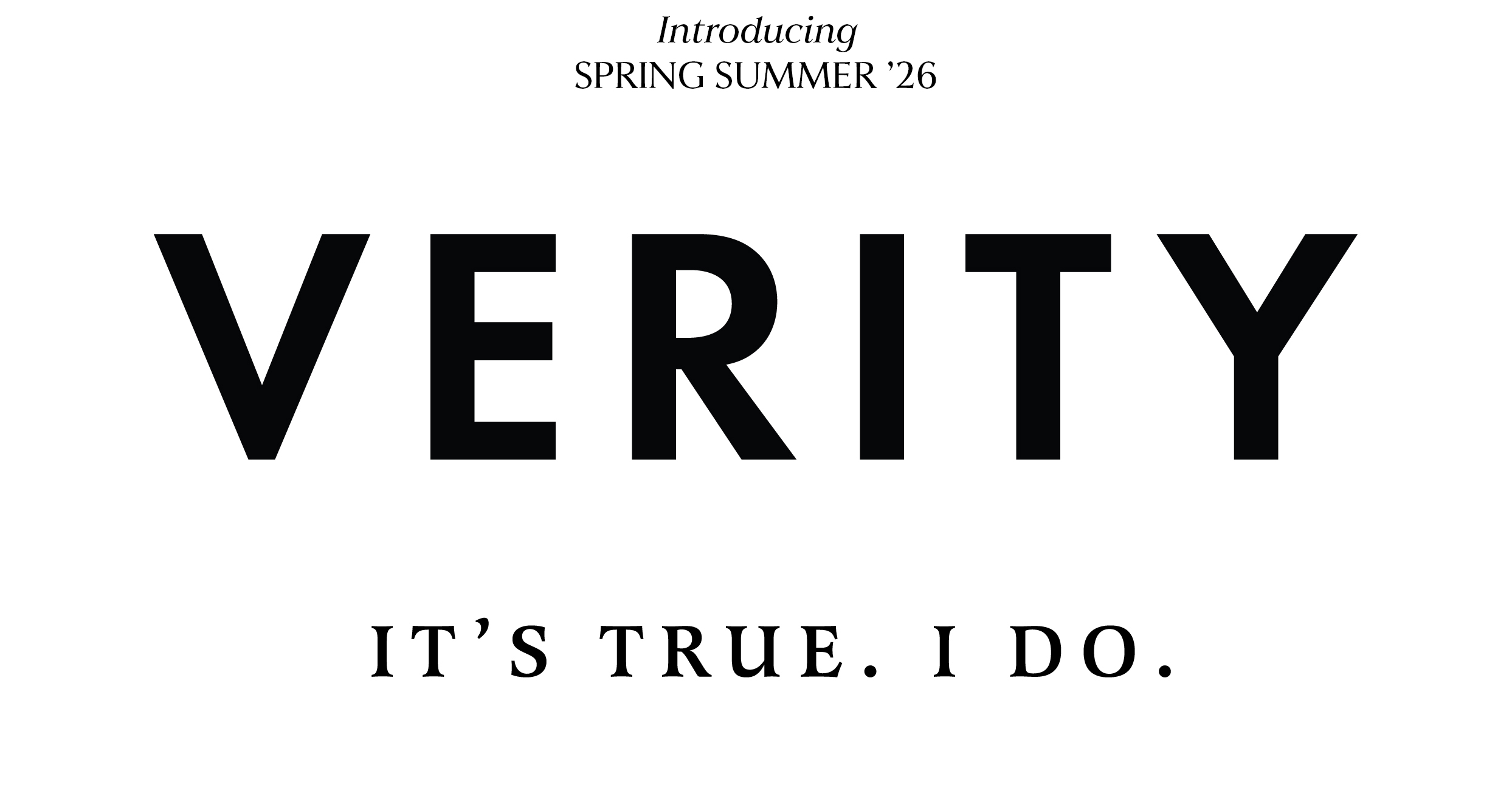 Verity Wordmark Black Introducing